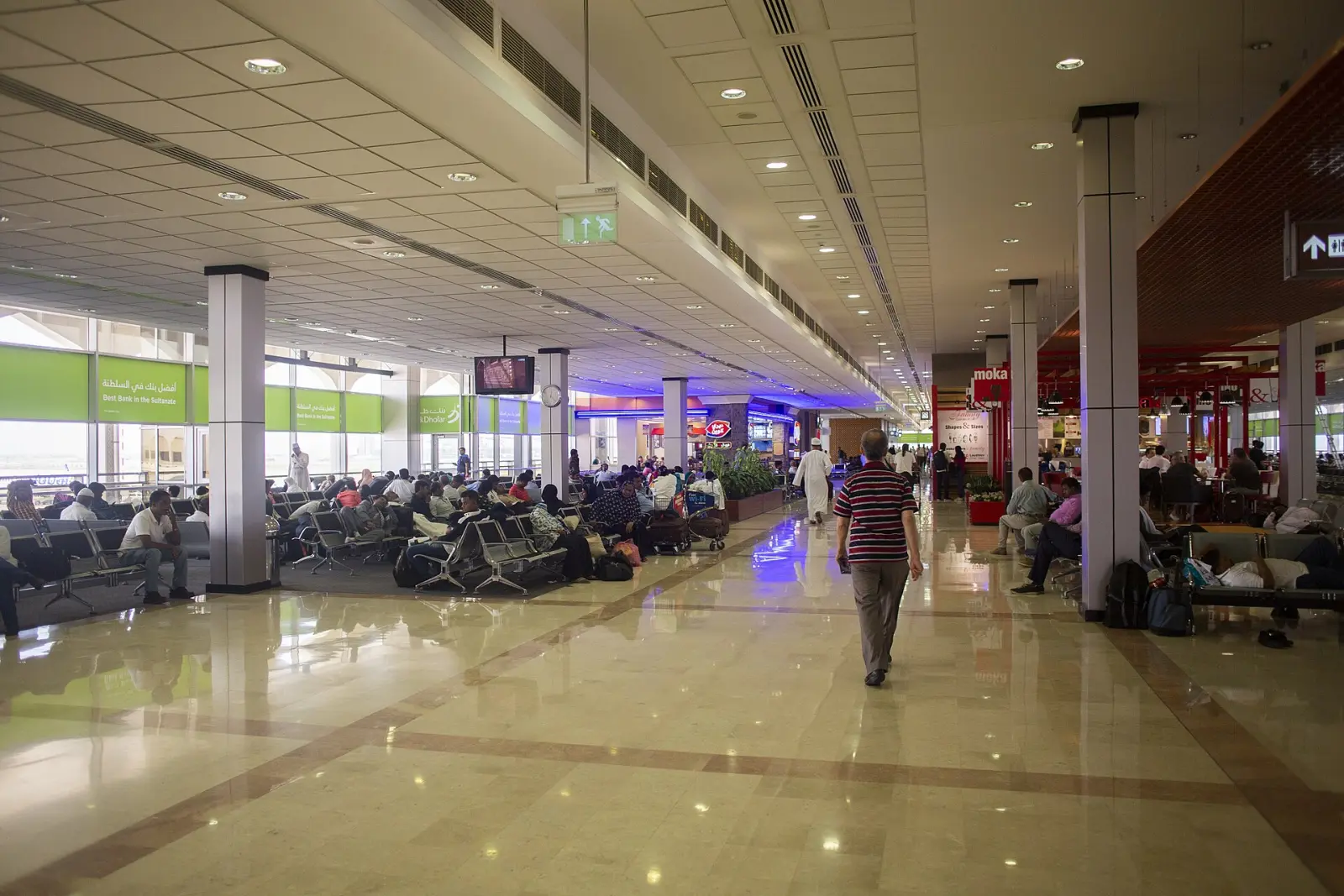 Passenger terminal at Muscat International Airport