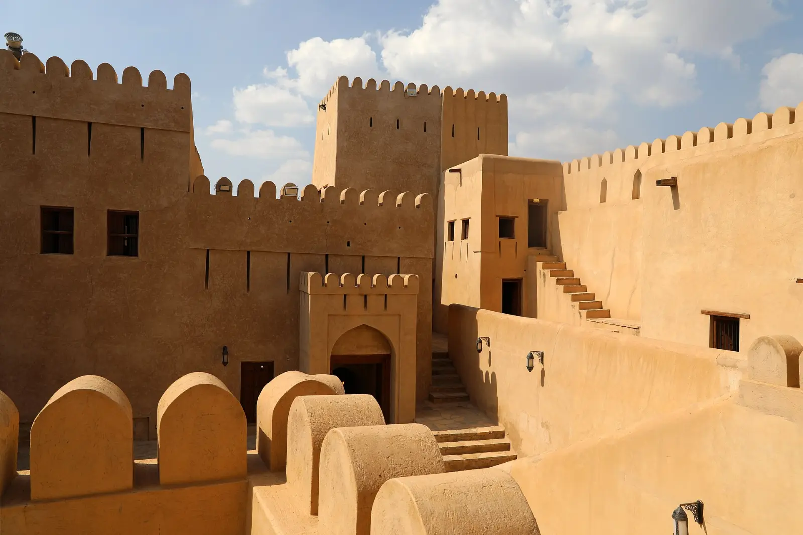 Walls of Nizwa Fort in the Dakhiliyah region