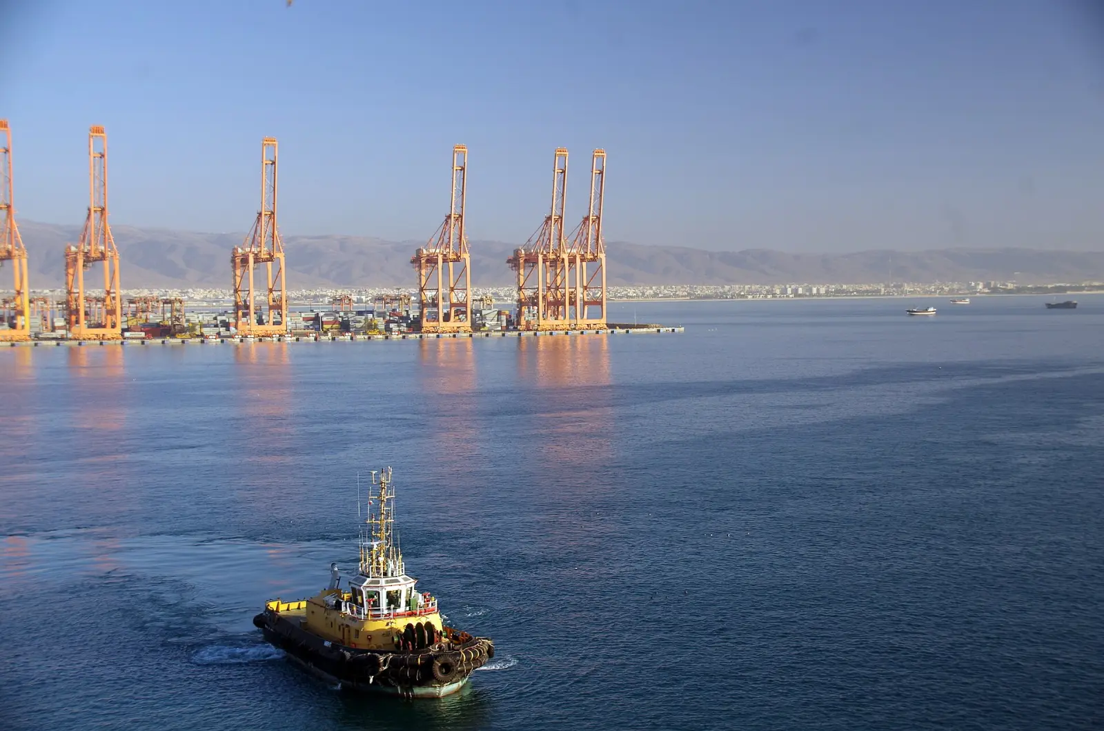 Gantry cranes at the Port of Salalah
