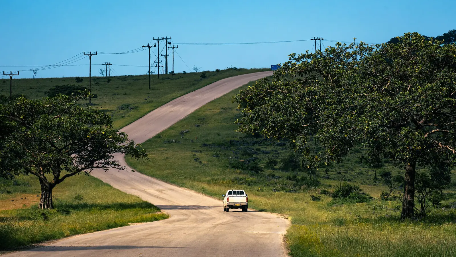 Green hills around Salalah in Dhofar