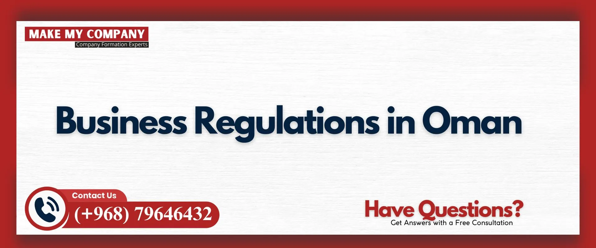 Business regulations in Oman