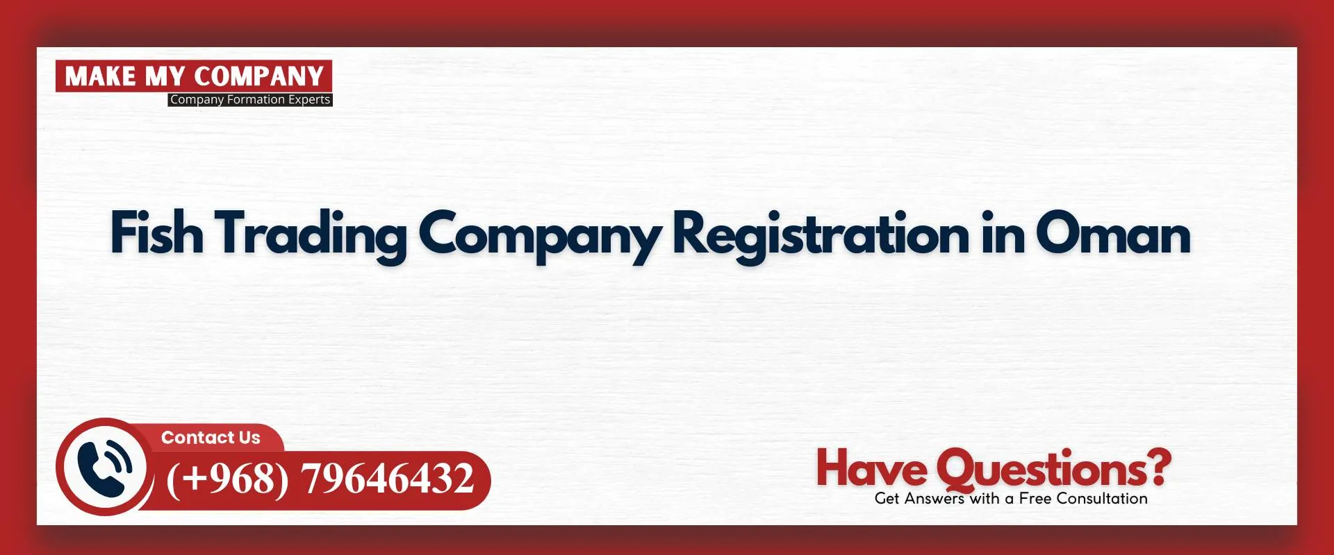 Fish trading company registration in Oman