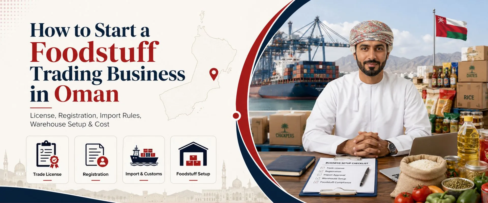 Foodstuff trading business in Oman – guide