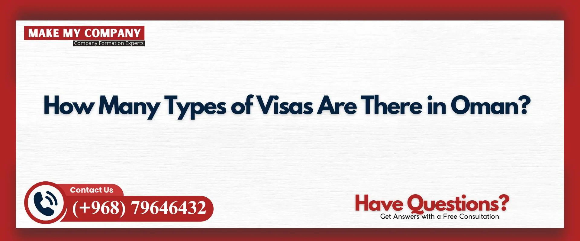 How many types of visas are there in Oman