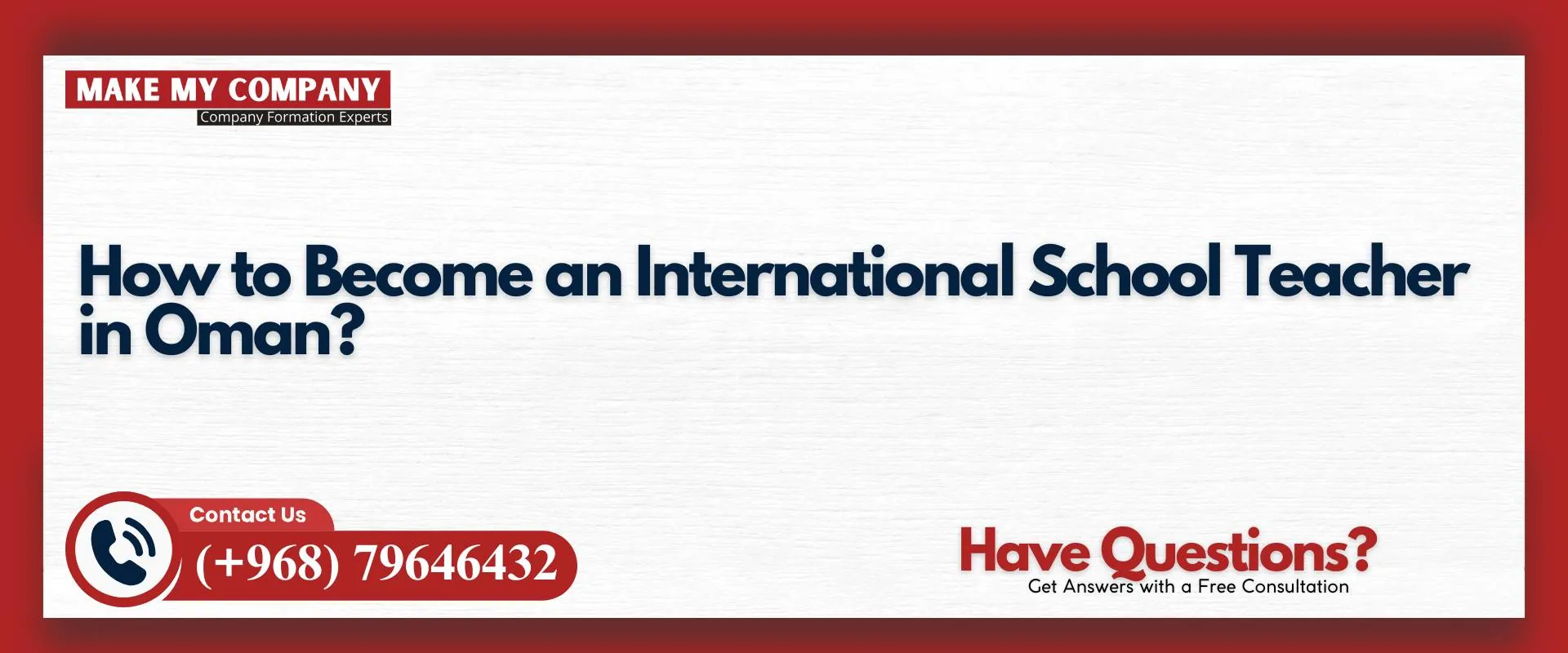 How to become an international school teacher in Oman