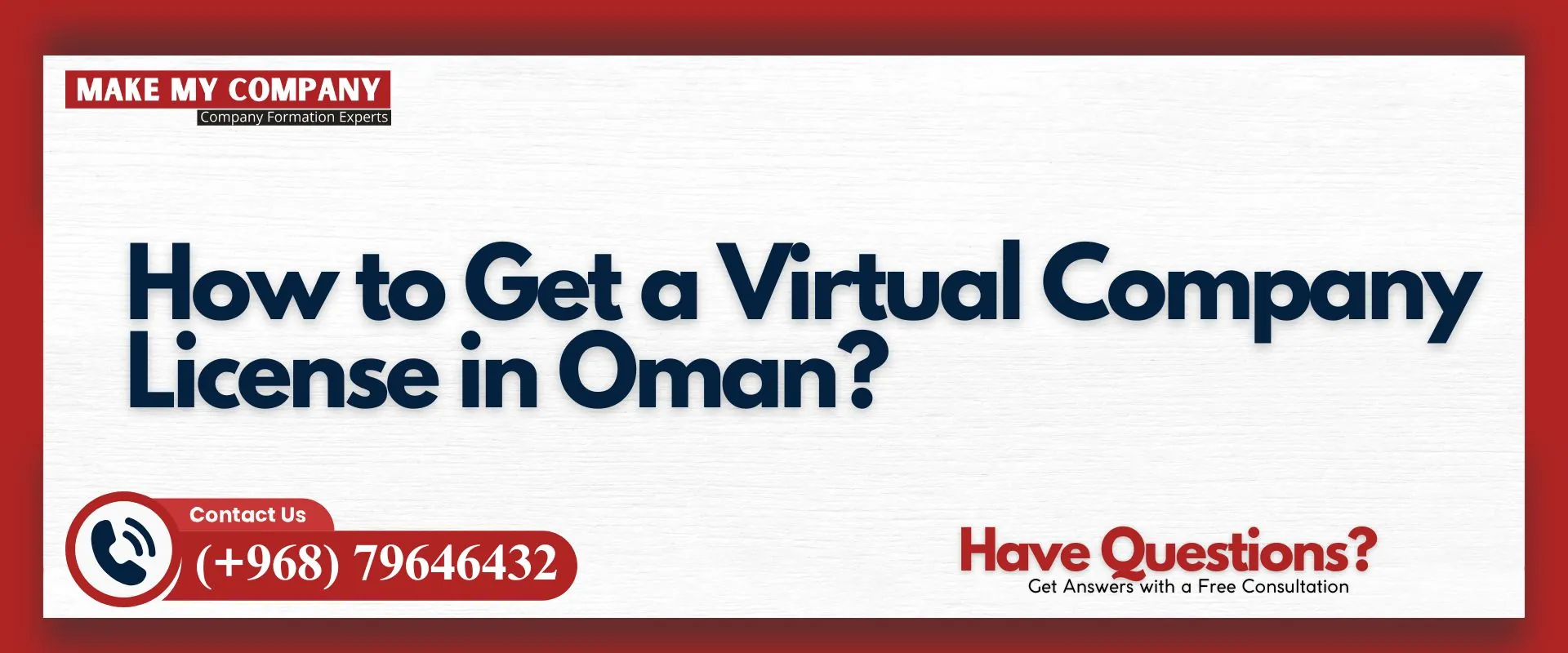 How to get a virtual company license in Oman?