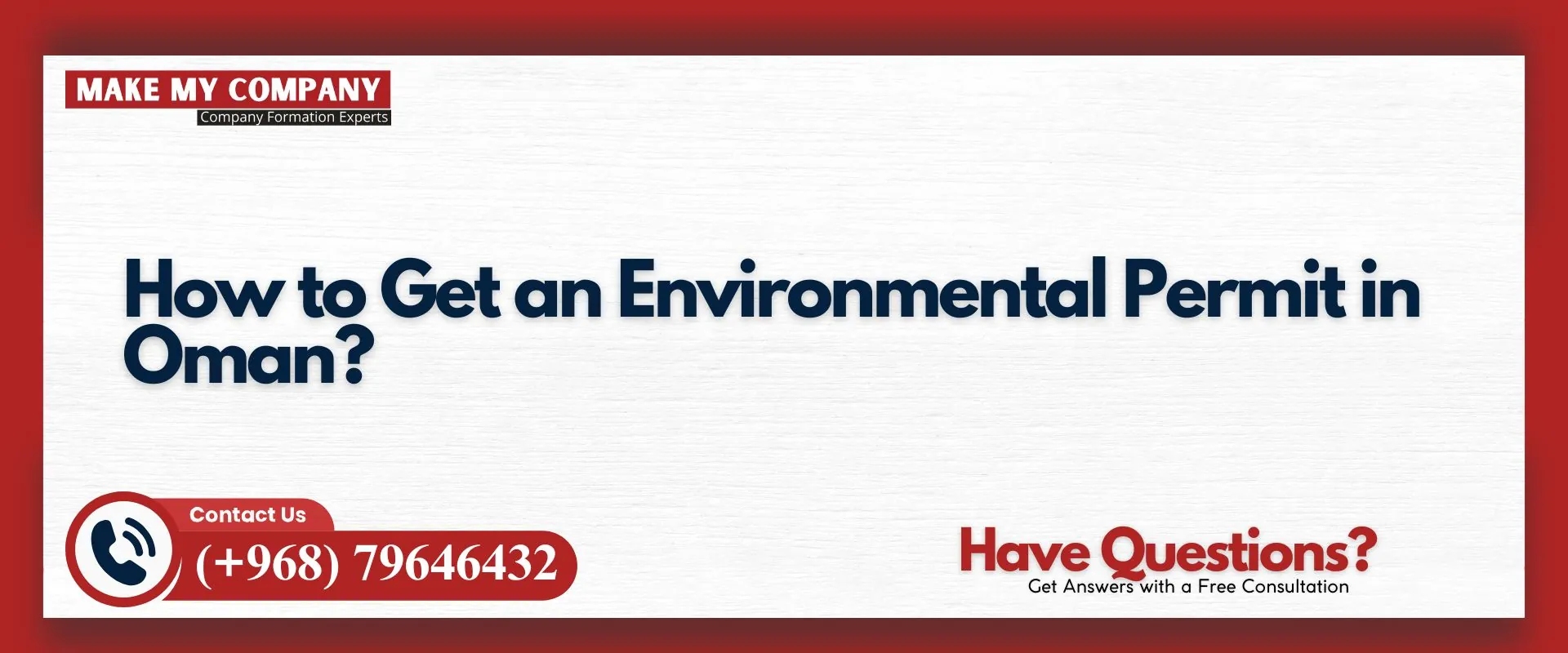 How to get an environmental permit in Oman?