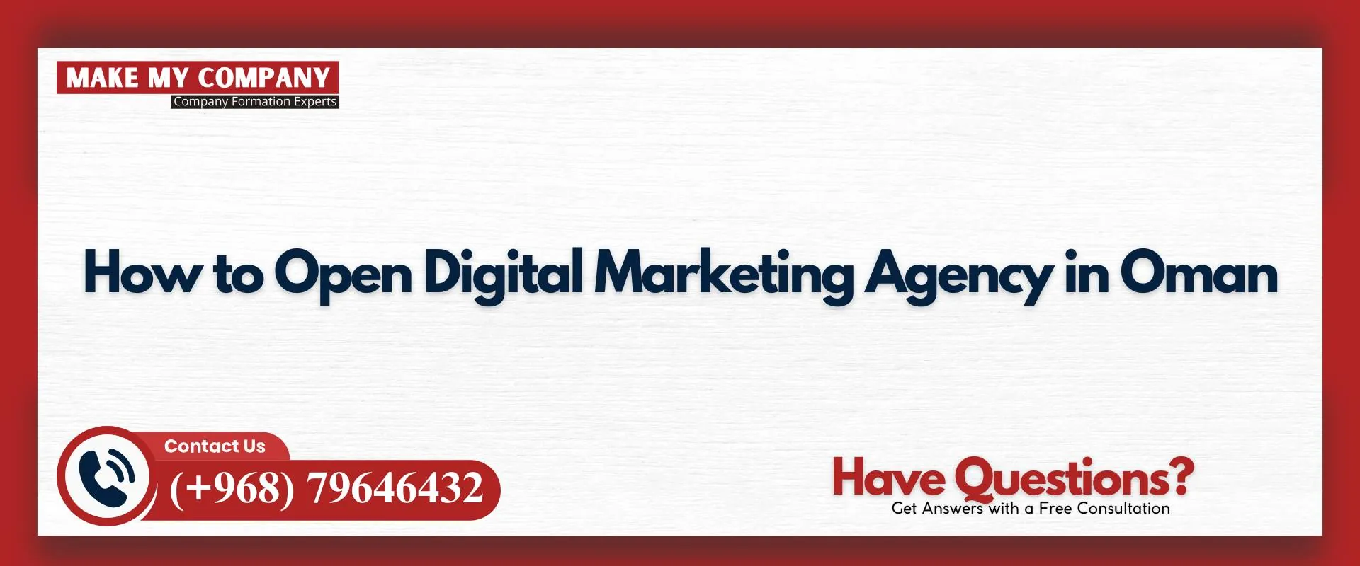 How to open digital marketing agency in Oman