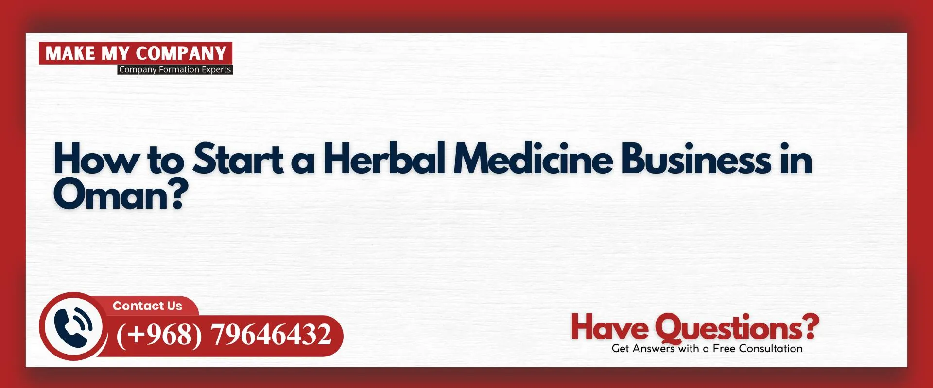 How to start a herbal medicine business in Oman
