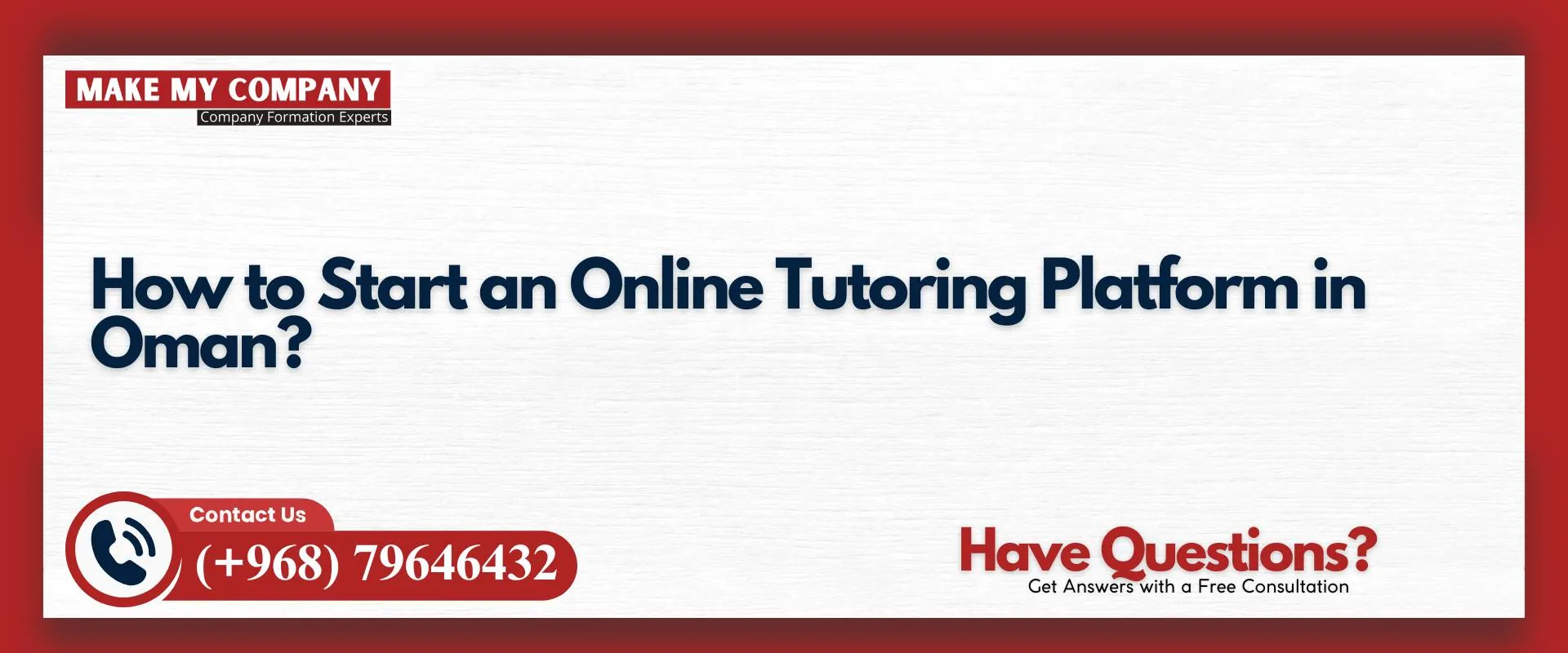 How to start an online tutoring platform in Oman
