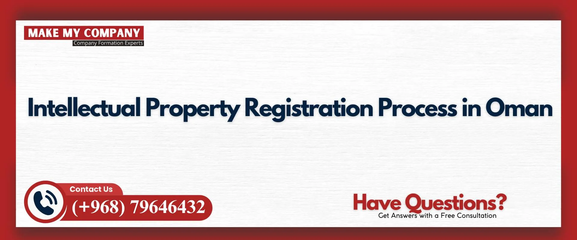Intellectual property registration process in Oman