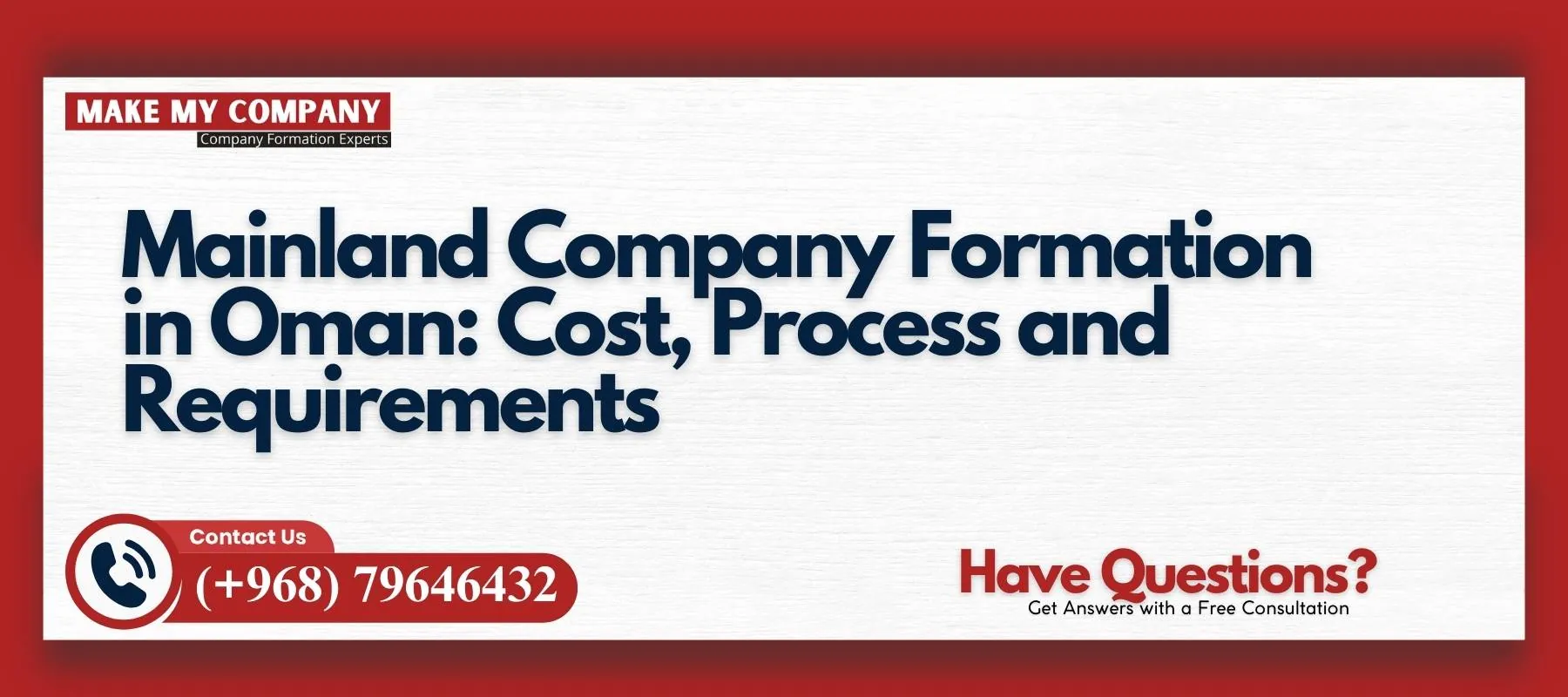 Mainland company formation in Oman