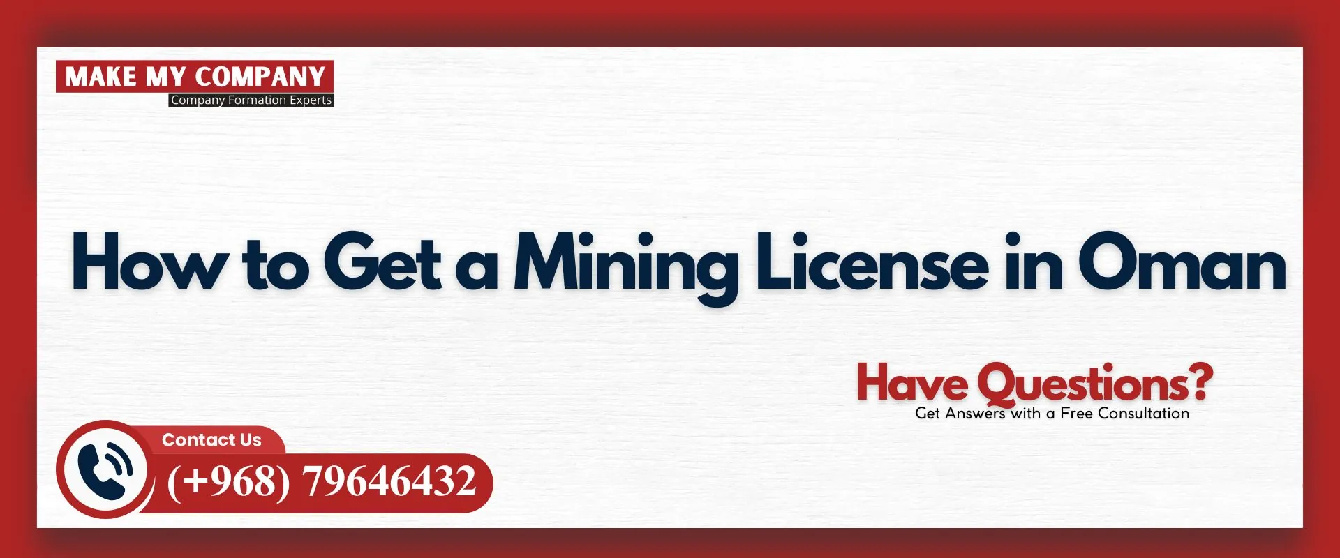 Mining license in Oman