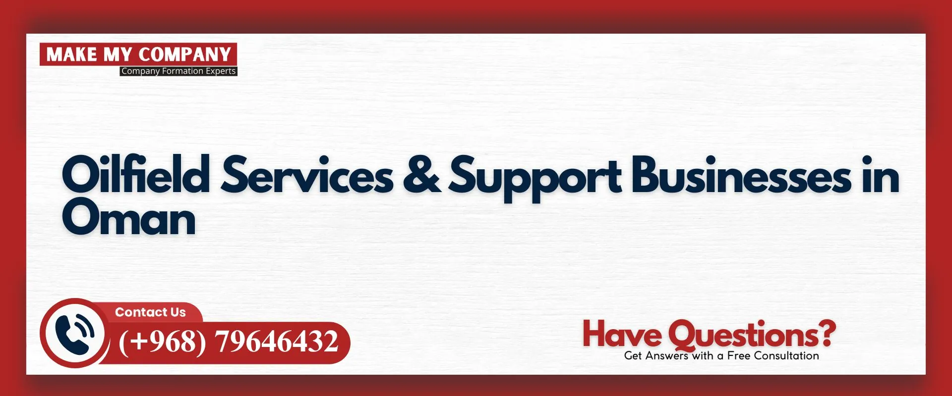 Oilfield services & support businesses in Oman