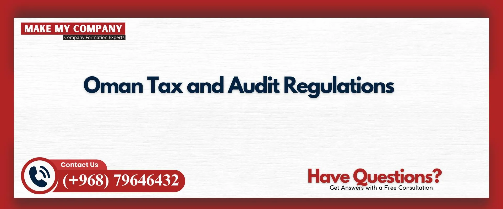 Oman tax and audit regulations