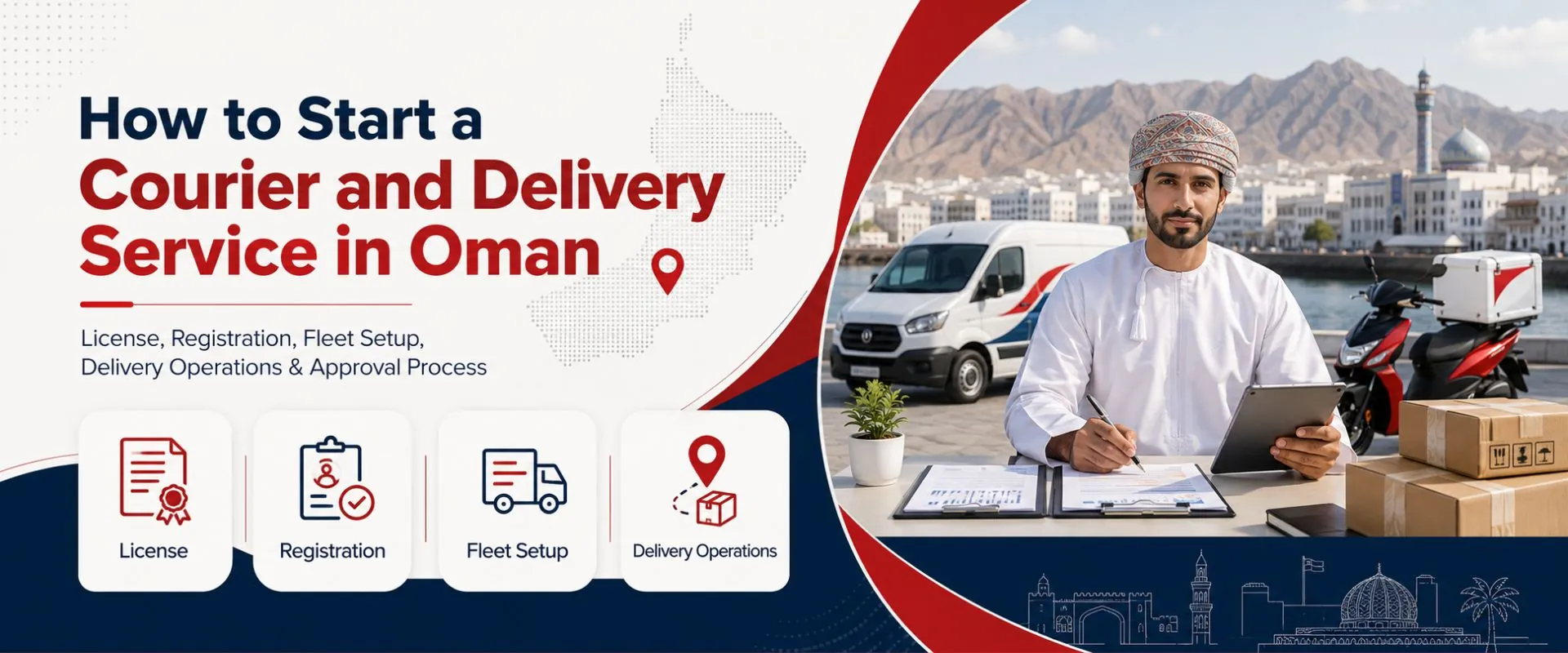 Start a courier and delivery service in Oman – guide
