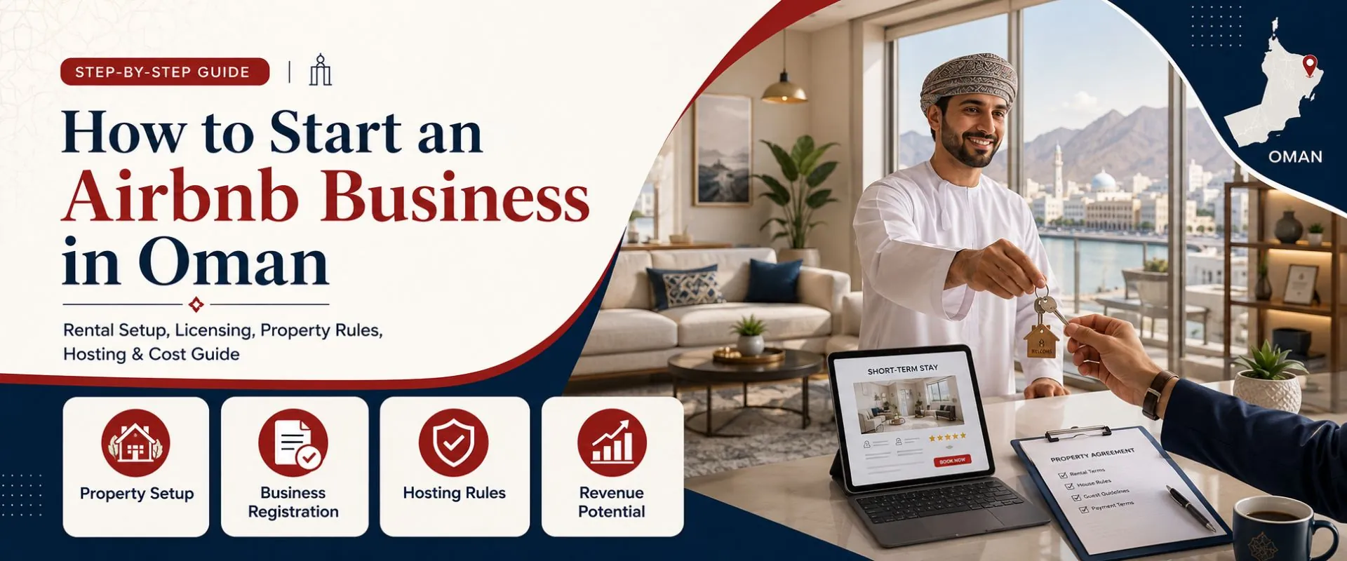 Start Airbnb business in Oman – guide