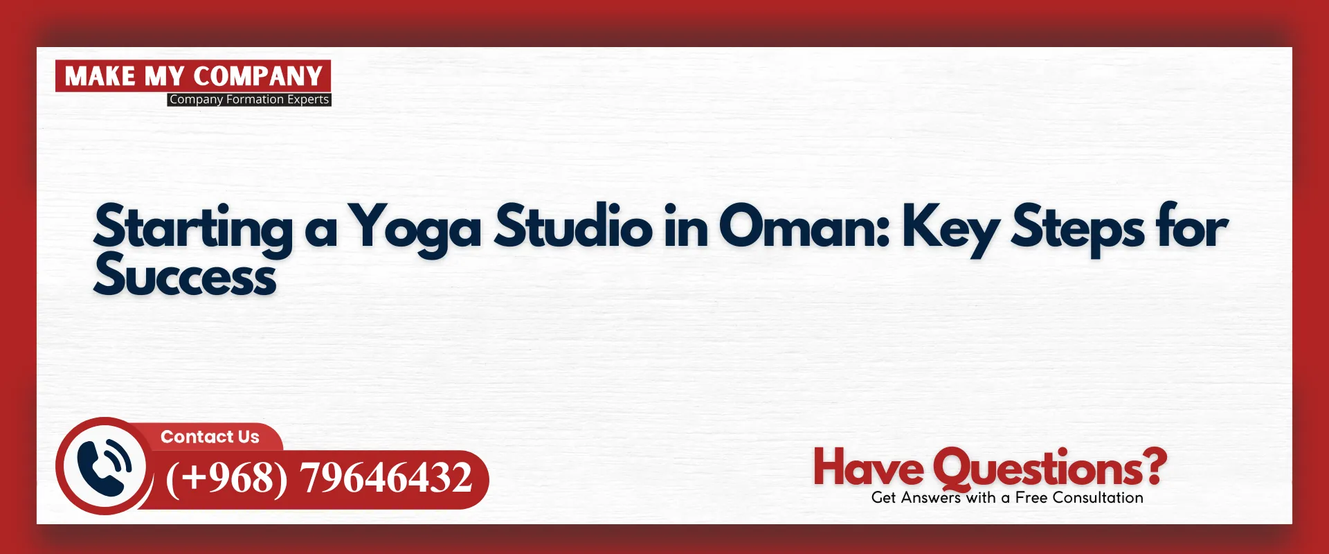 Starting a yoga studio in Oman key steps for success