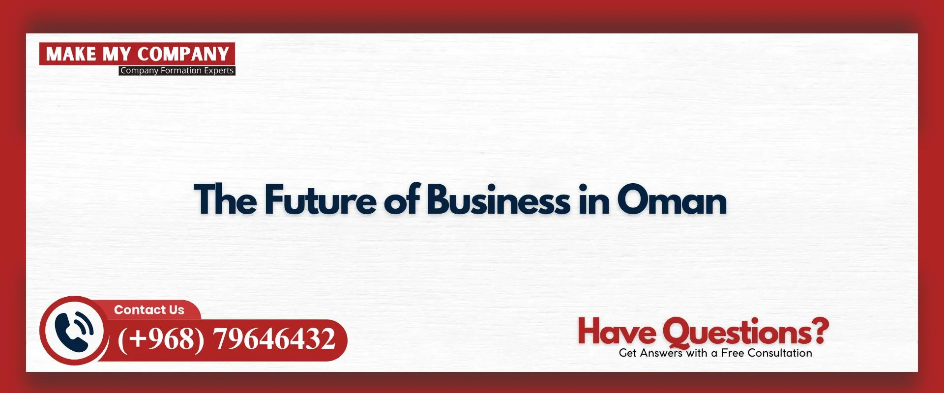 The future of business in Oman