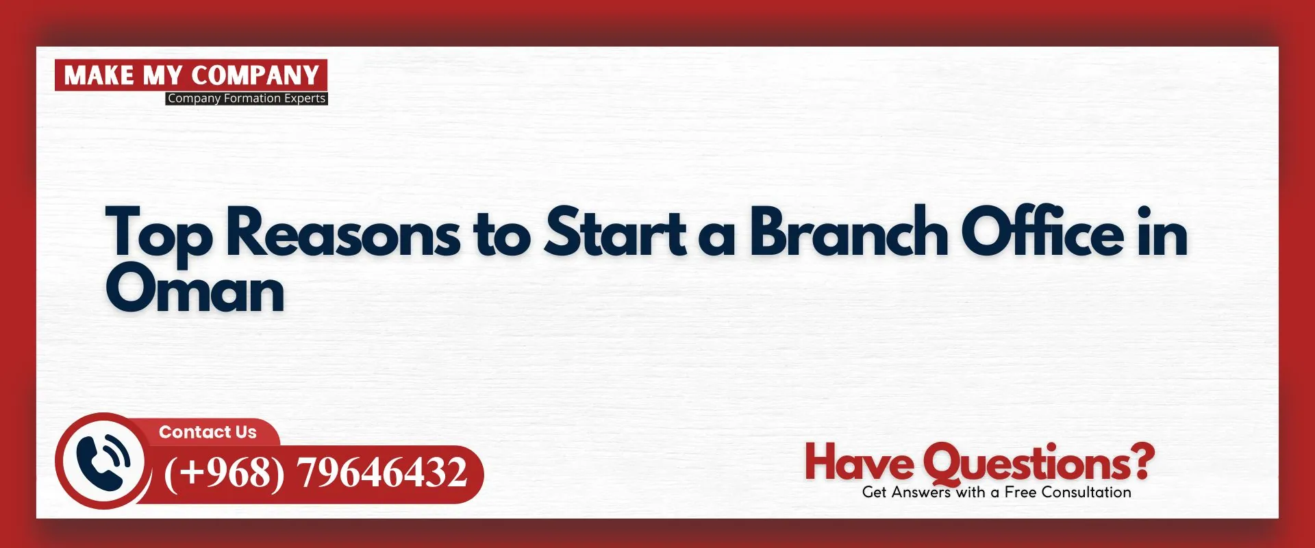 Top reasons to start a branch office in Oman