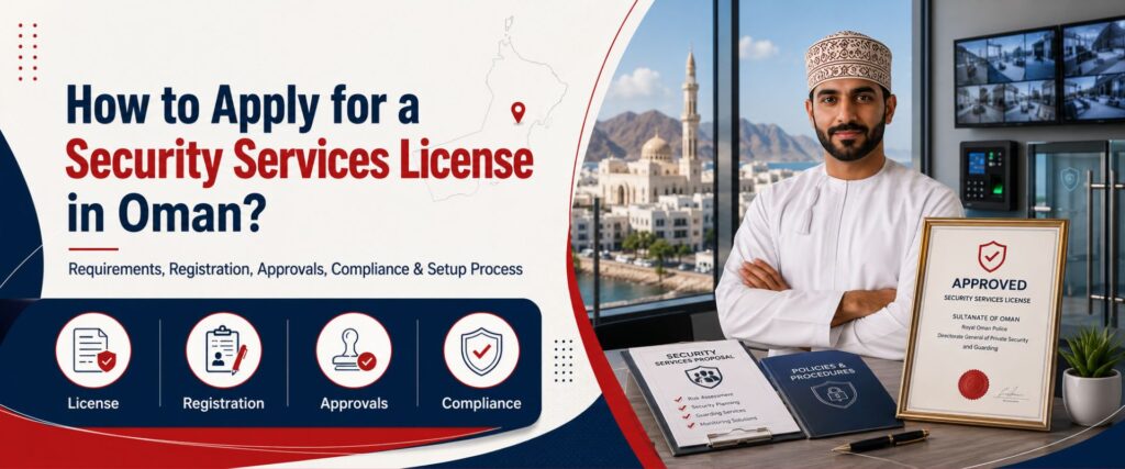 Apply Security Services License in oman guide