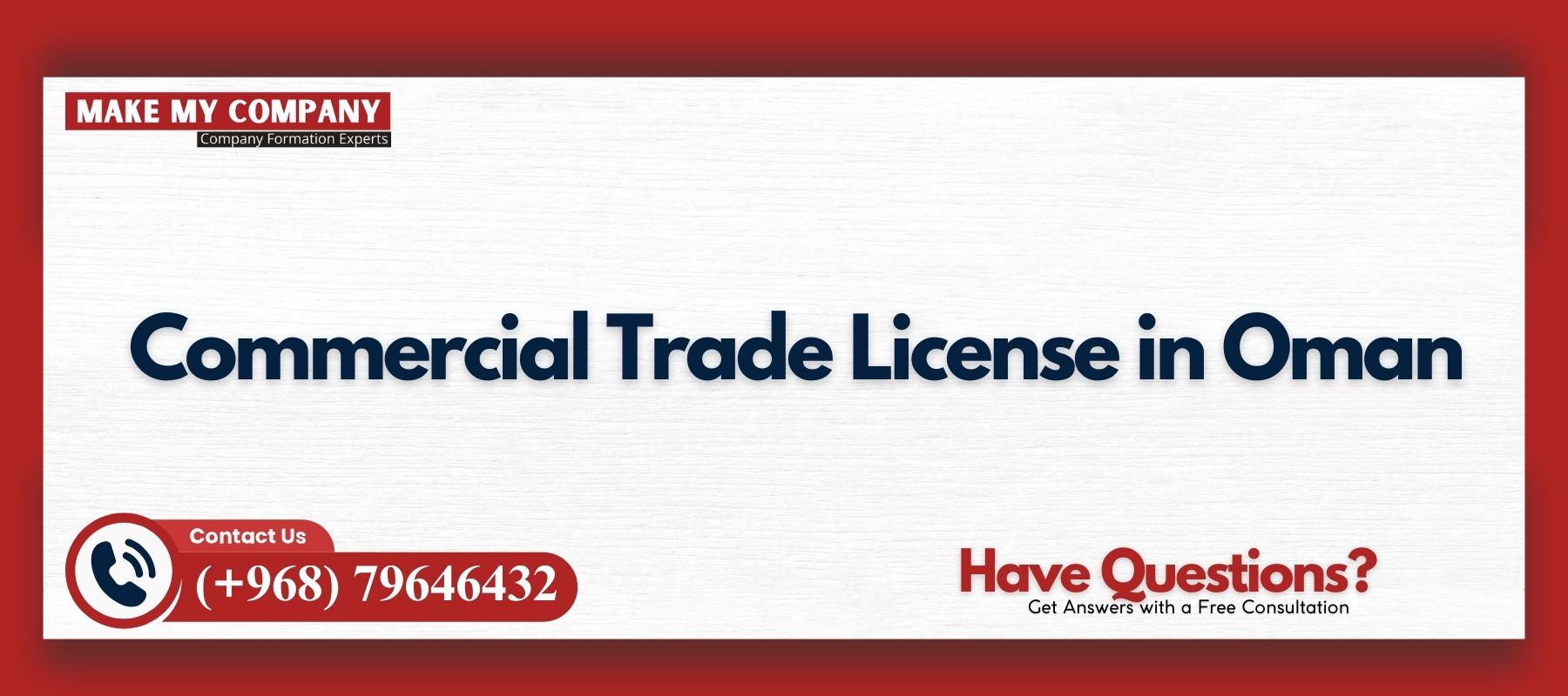 Commercial Trade License in Oman
