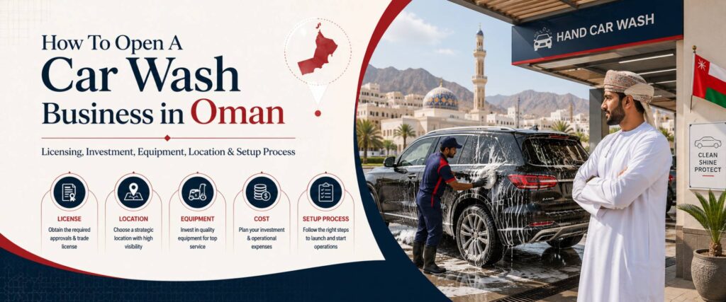Open Car Wash business in oman guide