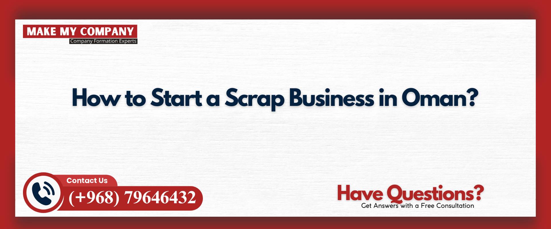 How to Start a Scrap Business in Oman