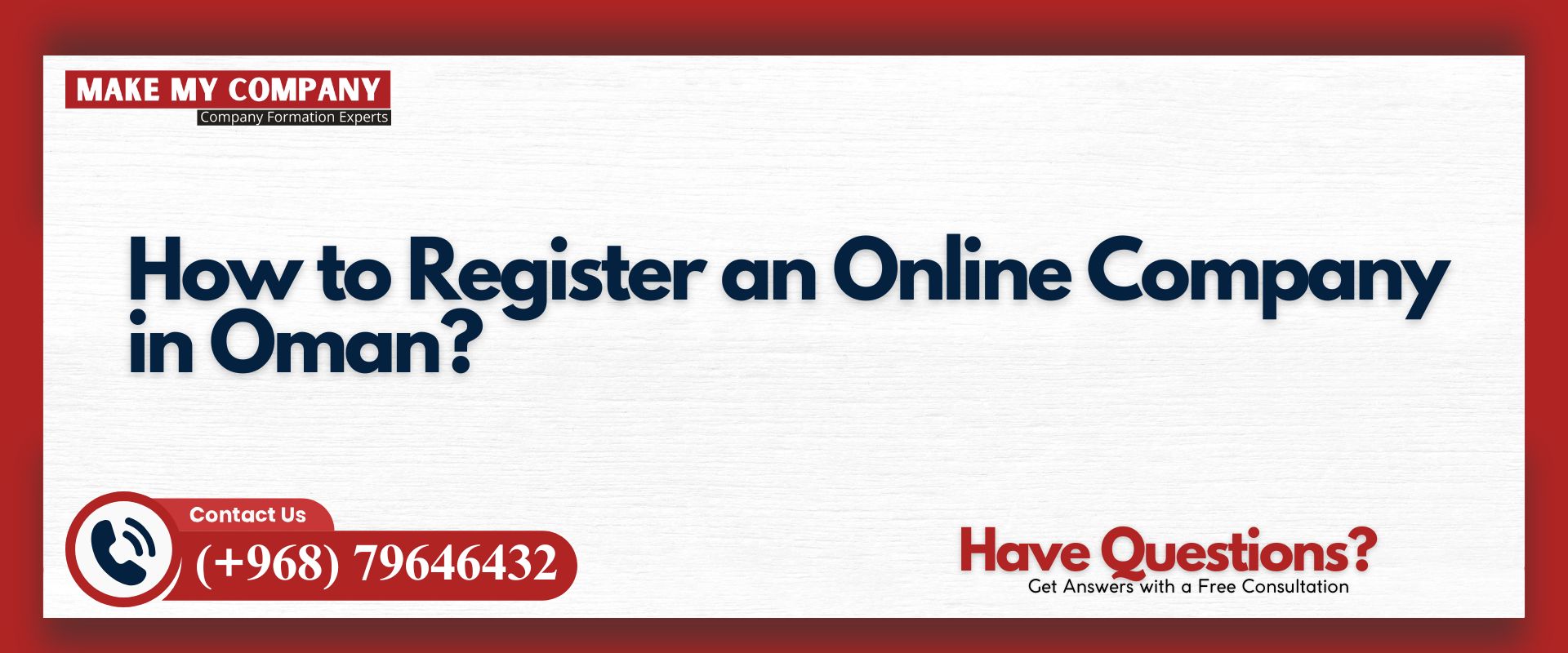 How to Register an Online Company in Oman?