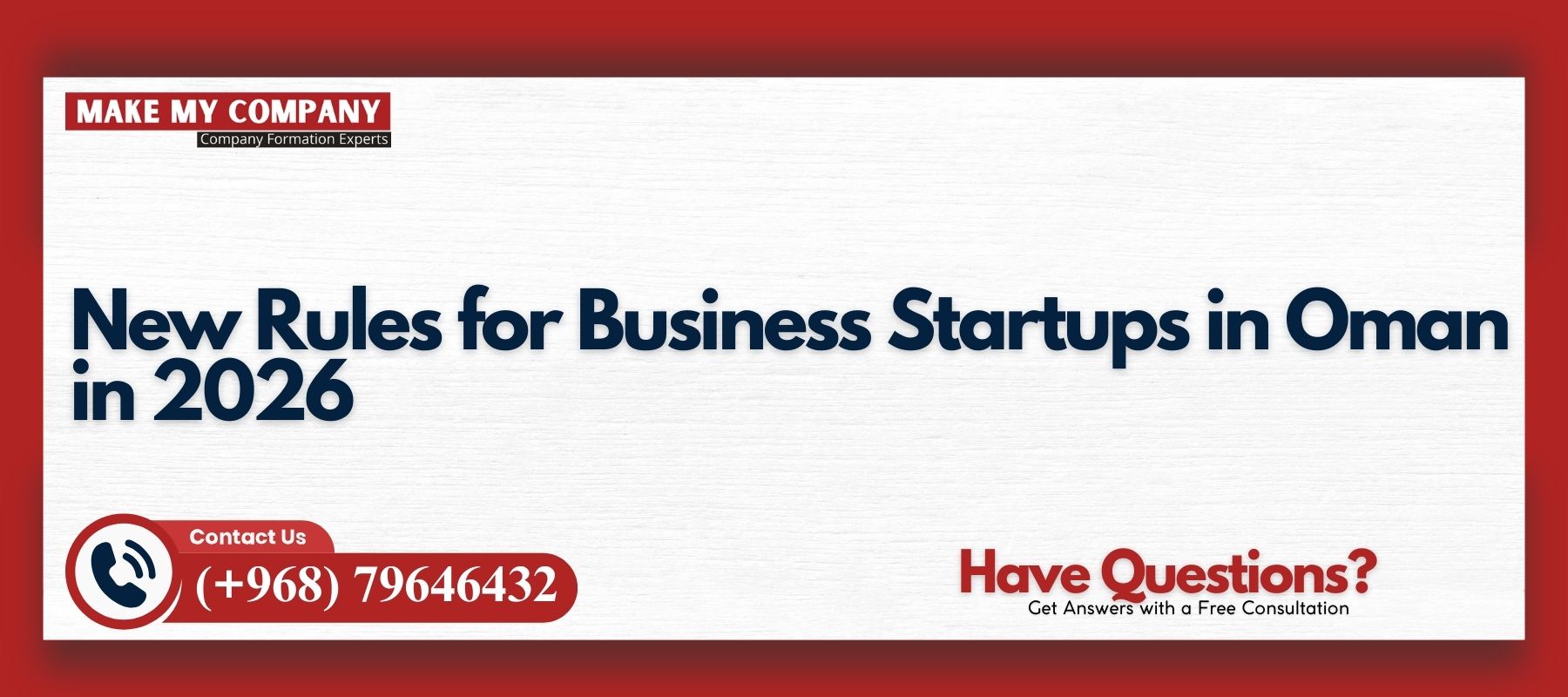 New Rules for Business Startups in Oman in 2026