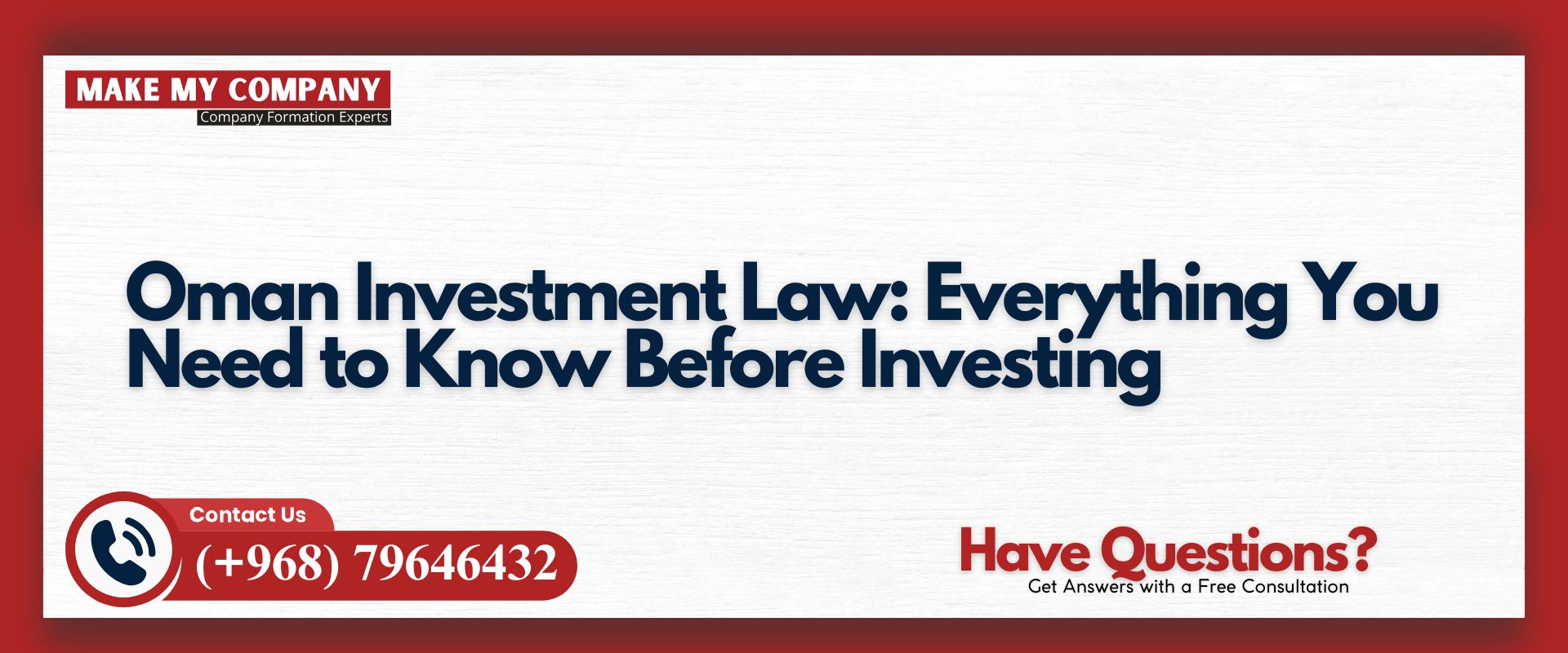Oman Investment Law