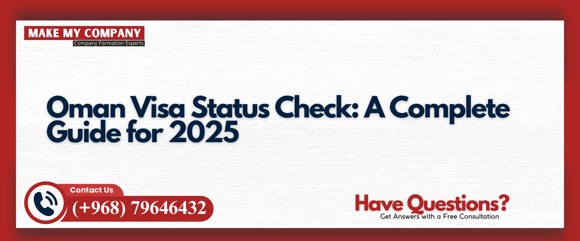 Oman Visa Status Check