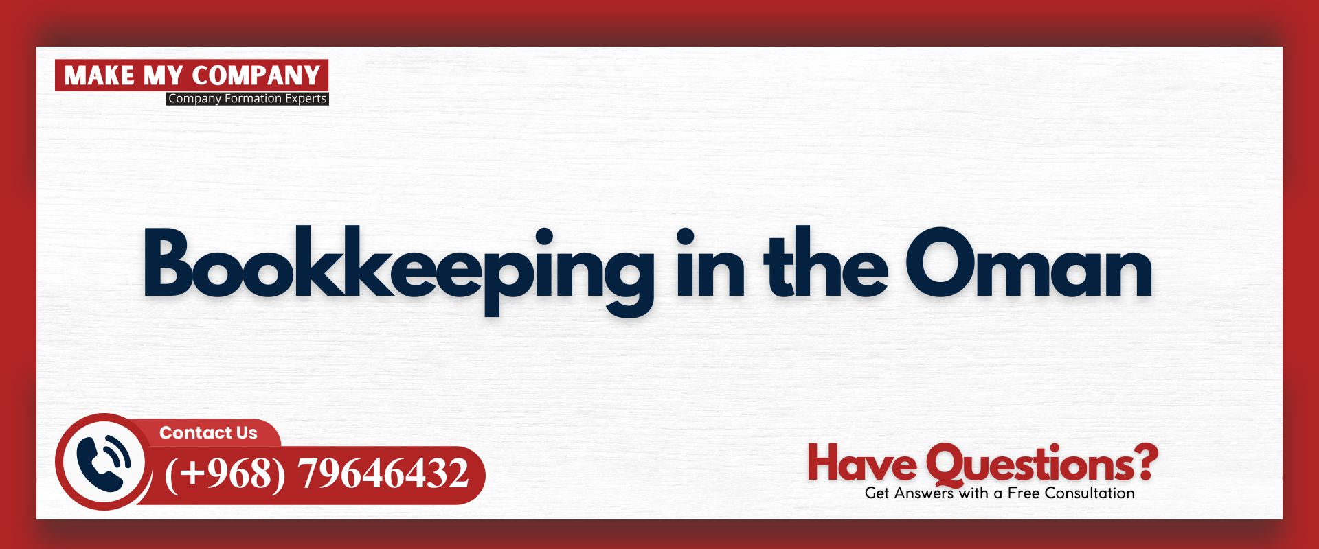 Bookkeeping in the Oman