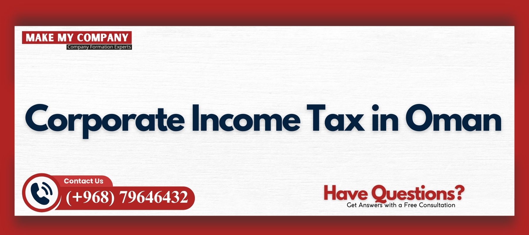 Corporate Income Tax in Oman
