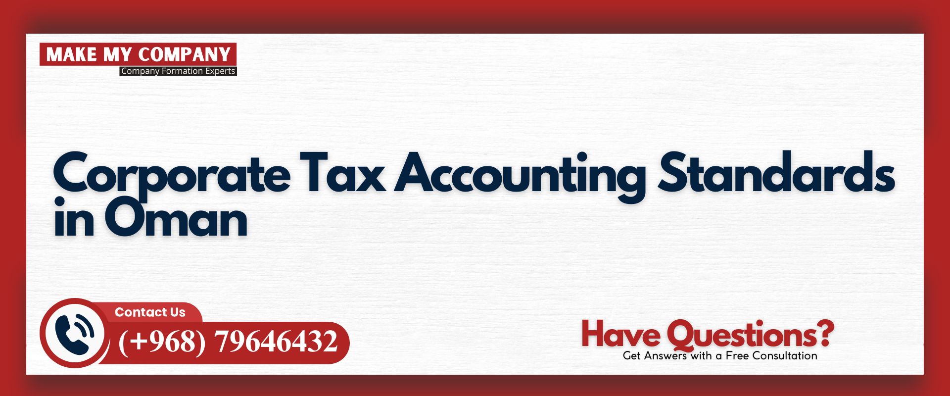 Corporate Tax Accounting Standards in Oman