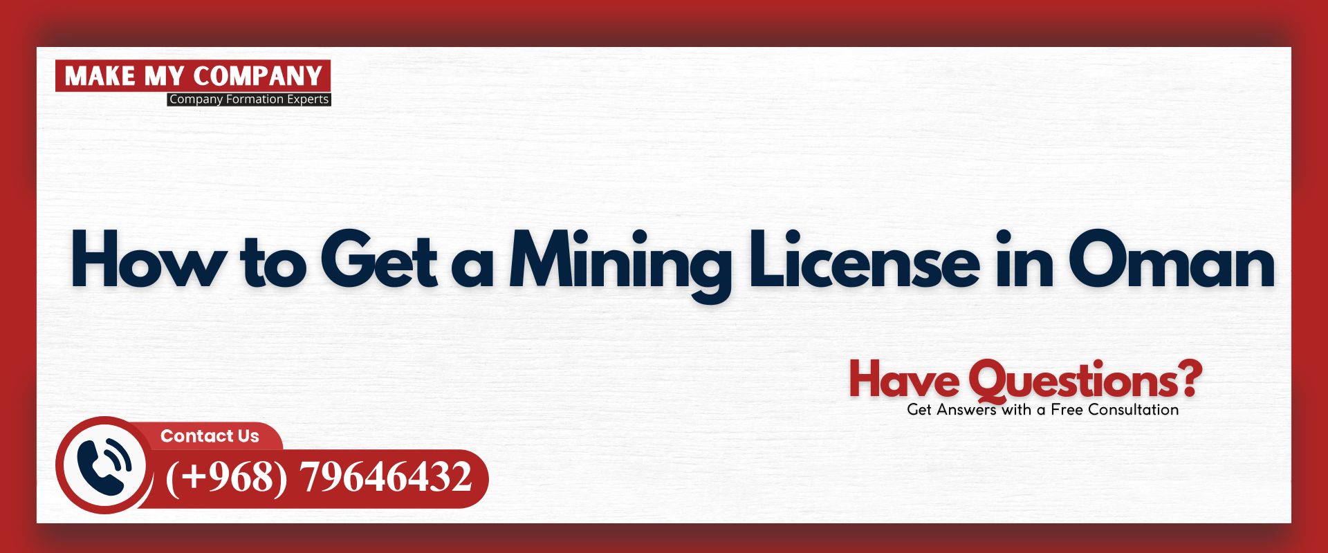 Mining License in Oman
