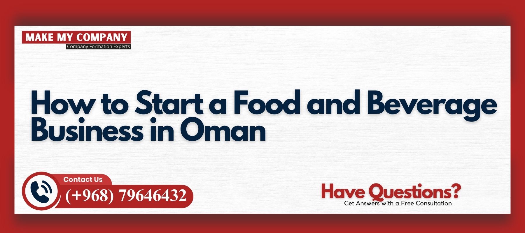 Food and Beverage Business in Oman