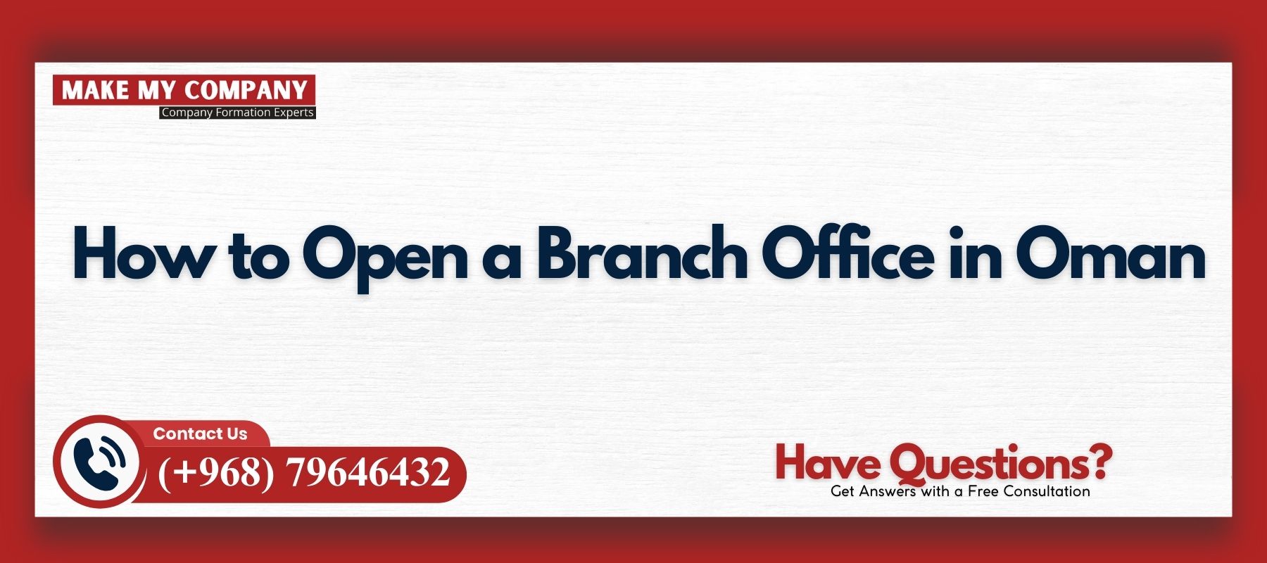 How to Open a Branch Office in Oman