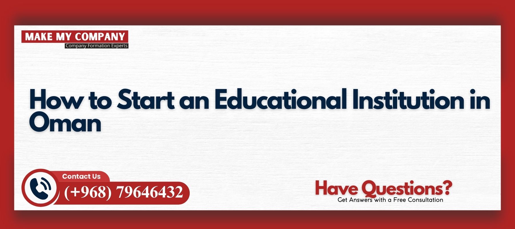 How to Start an Educational Institution in Oman